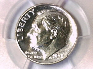 1958�N �v���[�t ���[�Y�x���g �_�C�� PCGS PR 67 42453573