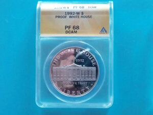 1992�N w �O���[�h ANACS PF68 dcam �z���C�g�n�E�X����L�O���