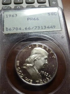 1963�N PR66 PCGS �t�����N���� �n�[�t�_���[ �J���I �\�� �I�[���h�O���[�� ���g���[ �z���_�[