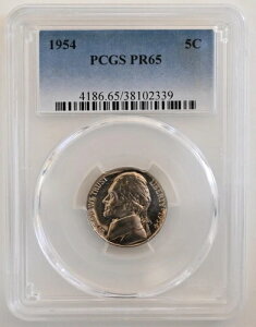 PR65 1954NWFt@[\jbP PCGSO[h US 5C v[t P-MINT EXACT RC1