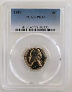 PR65 1954NWFt@[\jbP PCGSO[h US 5C v[t P-MINT EXACT RC1