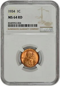 1934N 1Zg J[EEB[gEZg NGC MS 64 RD