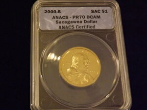 2000-S $1 �T�J�K�E�B�A ANACS PR 70 DCAM