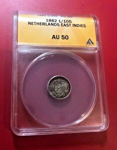 1882�N 1/10 G �R�C�� �I�����_ ���C���h���� ANACS AU 50