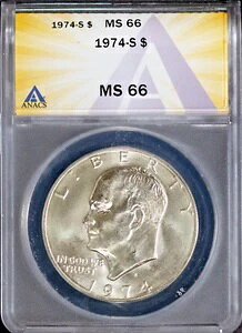 1974-S 40% 1h AC[n[h MS 66 ANACS # 7693112 + {[iX