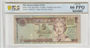 �t�B�W�[ 2002�N 5�h�� PCGS�F�莆�� UNC 66 PPQ Pick 105b