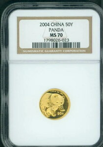 2004N p_ 50 50 1/10IX  NGC MS70 MS-70 ō󏭕i