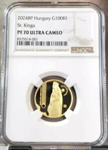 2024�N �n���K���[ �S�[���h 100000 �t�H�����g �T���E�L���K NGC PF 70 �E���g���J���I �󏭕��