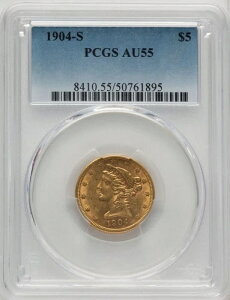 1904-S oeBwbh n[tC[O 5h PCGS AU55