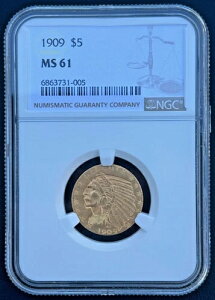 1909N P $5 CfBAwbhn[tC[O݁ANGC MS 61