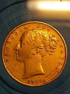 1864N Victora Dei Gratia! _CENbNEG[ ԗǍD!! _CEX^v 90!! !