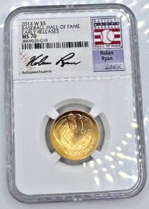 2014-W $5 �A�[���[�����[�X �싅�a������S�[���h�h��?? �m�[�����E���C�A�����M�T�C��?? NGC MS-70