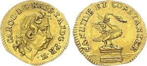 �w�b�Z�� �J�b�Z�� 1/4 �f���J�b�g �S�[���h 1720 �J�b�Z�� - �J�[�� (1670-1730) XF 87167