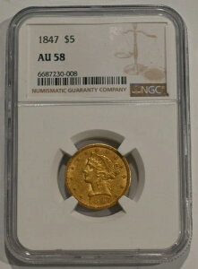 1847 N 5 hoeB NGC AU 58 n[tC[O - č݁A!!!