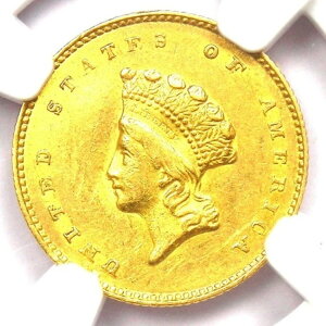 1855-O ^Cv 2 Ch (G$1 RC) - NGC AU ڍ - 󏭂 O ~g!