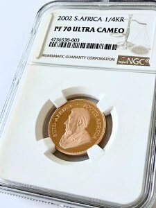 ��A�t���J - �N���[�K�[�����h - 2002�N - 1/4�I���X �S�[���h�v���[�t - NGC PF70 UCAM-