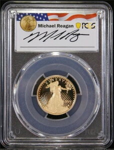 2022-W 10ドル 1/4オンス プルーフ金貨 イーグル PCGS PR70DCAM アドバンスリリース レーガン・レガシー