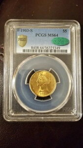 1903N S 5h $5 oeBwbh n[tC[O MS-64 PCGS CAC