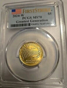 2024-W 5 h ̑Ȑ̋LO PCGS MS70 - s!