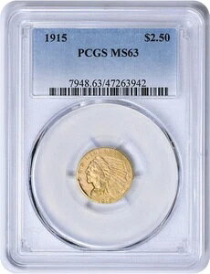 1915N 2.50h  CfBA MS63 PCGS