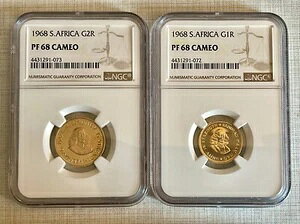 AtJ 1968 h & 2 h?? 2 s[X S[h NGC PF68 JI Zbg SKU# 6107