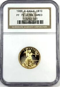 1988-P 10h AJS[hC[O NGC PF70 EgJI 1/4IX 