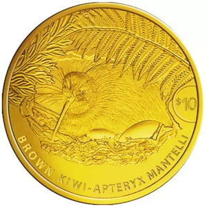 2021年 キウイ金貨 - ニュージーランド - ケース入り - 1/4オンス PP-