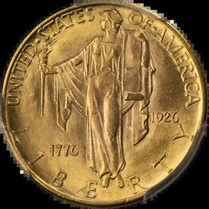 1926年建国150周年記念金貨 2.50ドル PCGS MS65 素晴らしい外観