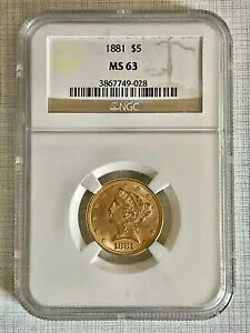 AJ 1881N oeBwbh 5h NGC MS63 SKU# 3458