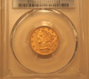 1897N 5h n[tC[O PCGS MS-64 jAS[h - ̃xł͊󏭂ȍi