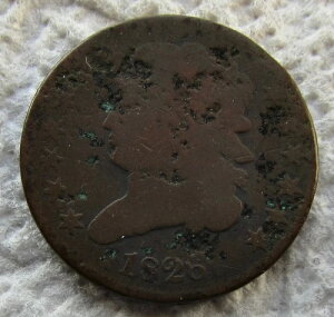 1826�N 1/2�Z���g �N���V�b�N�w�b�h �����n�[�t�Z���g �󏭓��t�^�R�C�� ���H������