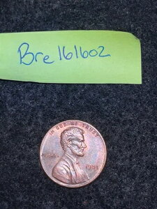 1983年米国リンカーン記念館1セント貨幣(ミントマークなし)。希少なアメリカのコレクター向けセント貨幣