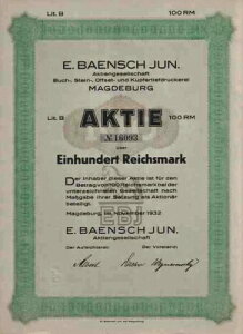 E. �o�[���V������� 1932 �N �}�N�f�u���N �U�N�Z�� �A���n���g�B ���A 100 ���C�q�X�}���N �V�F�A-