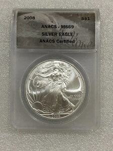 2008N AJVo[C[O ANACS MS69 `X|bgȂ`` Ax