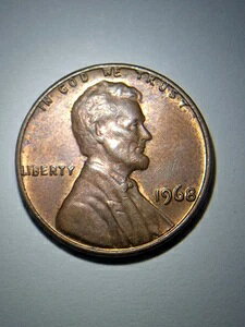 1968N J[yj[i󏭁jIn God We TrustL on Edge Mint Mark Error