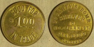 �g�[�N��: GF $1 �t�H�K�e�B�[�Y ���e�V�F���^�[ �V�J�S IL 1930�N��/50�N�� 38mm BR ���A IRTM478