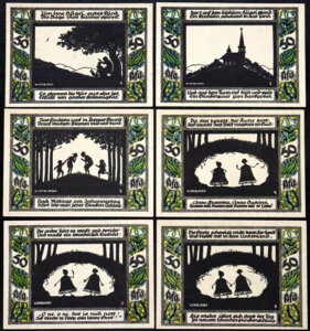 �S���m�E / �S���j�I�E 1921�N �󏭁u���̓`���v 6x50 �h�C�c�m�b�g�Q���g �|�[�����h