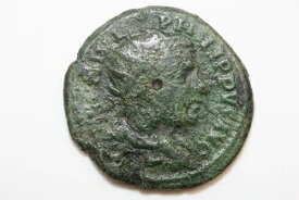 フィリップ1世、244-249年、トラキア、デウルトゥム、AE23mm、6.50g。希少、RG281-
