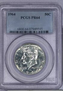 1964N PlfB n[t_[ 50Zg PCGS PR 64 PF64