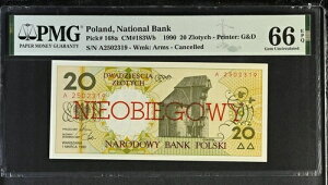 |[h 20 YEHeB` 1990 P 168 a LZς WF UNC PMG 66 EPQ