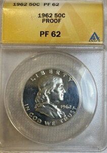 1962�N �t�����N���� �n�[�t�_���[ - �v���[�t - ANACS PF 62 - �������� (P1-2)
