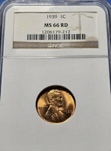 1939N AJ 1Zg - uY - J[ - NGC MS 66 RD - tBftBA