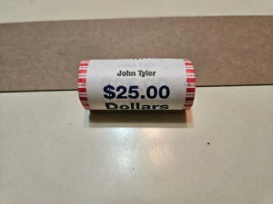 2009年 ジョン・タイラー 未開封 25枚入り ミントロール 大統領ドル UNC