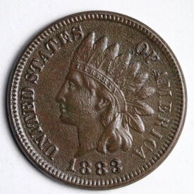 1883年 REV DIE CRACK インディアンヘッド セントペニー チョイス AU E122 JCH