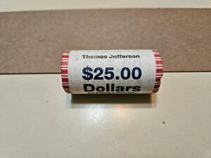 2007年 トーマス・ジェファーソン 未開封 25枚入り ミントロール 大統領ドル UNC