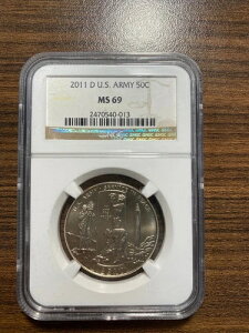 2011-D AJRLO 50Zg NGC ~gXe[g 69 MS 69