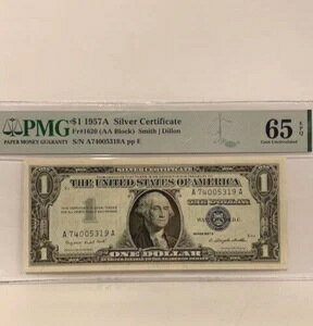 1957N A 1h⌔ - PMG 65 EPQ