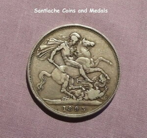 1893�N ���B�N�g���A���� �x�[�������Ԃ����� �⊥ - LVII �G�b�W - �󏭃R�C��