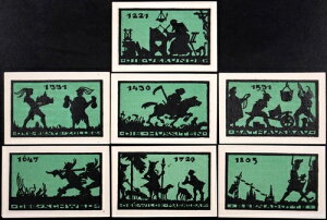�A���X�o�b�n 1921�N �󏭂Ȕ����I�u���j�I�V���G�b�g�v�R���v���[�g 7x25 �m�b�g�Q���g