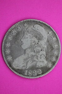 1832�N �L���b�v�o�X�g ���o�e�B �n�[�t�h�� �V���o�[ ���A �Z�~�L�[�f�C�g�R�C�� 0391N